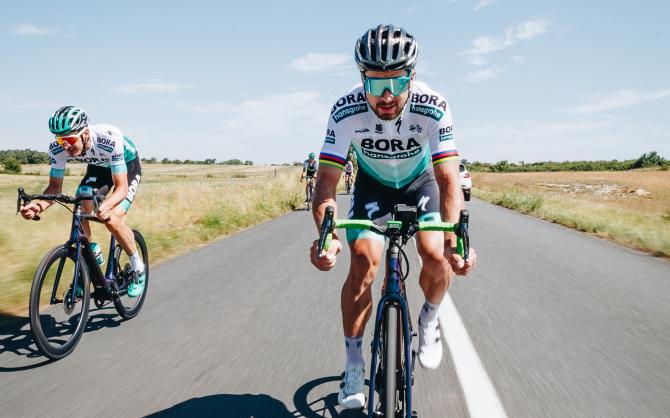 Peter Sagan rides the new Specialized Creo e-bike