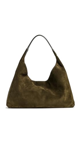 Madewell Women&#039;s the Mylie Shoulder Bag in Italian Leather, Loden, Green, One Size