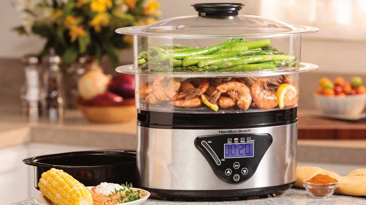 Hamilton Beach DIGITAL RICE COOKER and FOOD STEAMER (4.75 Litre): ESSENTIAL  HOME REVIEW 