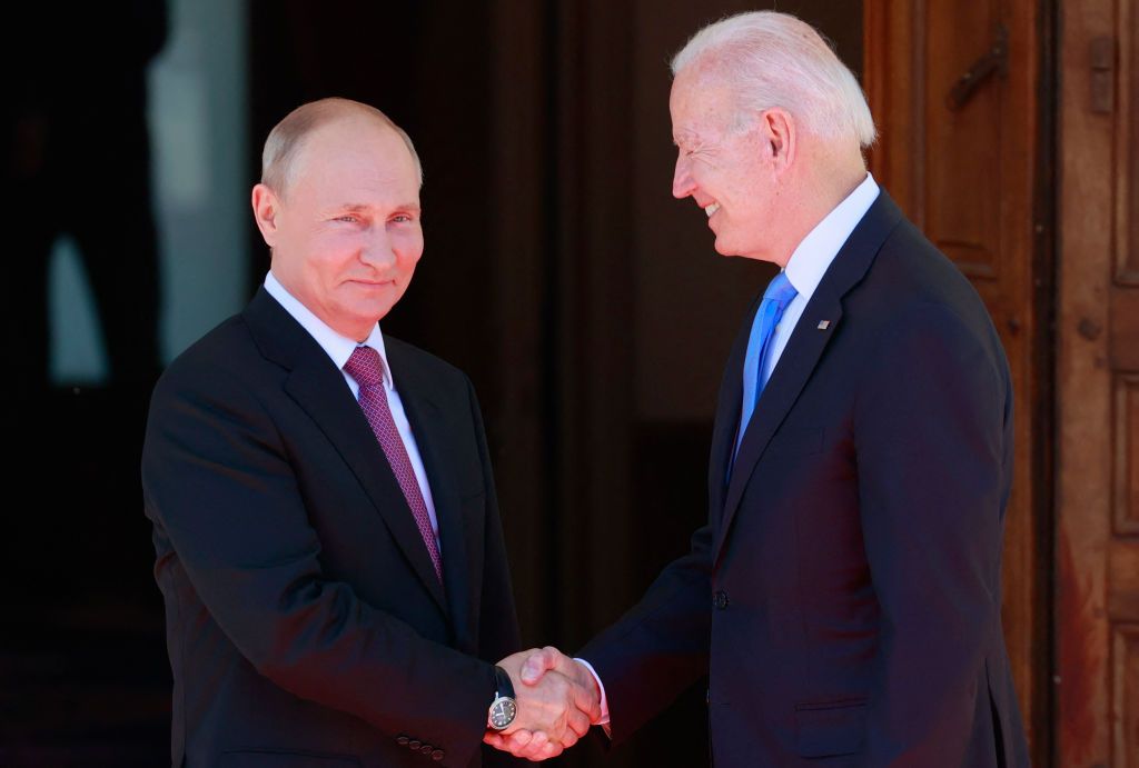 Vladimir Putin and Joe Biden