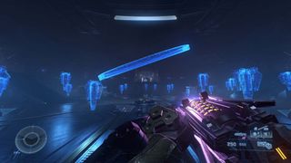Halo Infinite campaign nexus hologram room