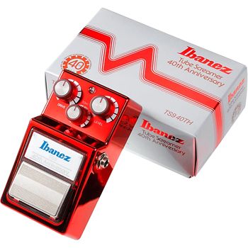 Ibanez treats the TS9 Tube Screamer to a Ruby Red colorway to