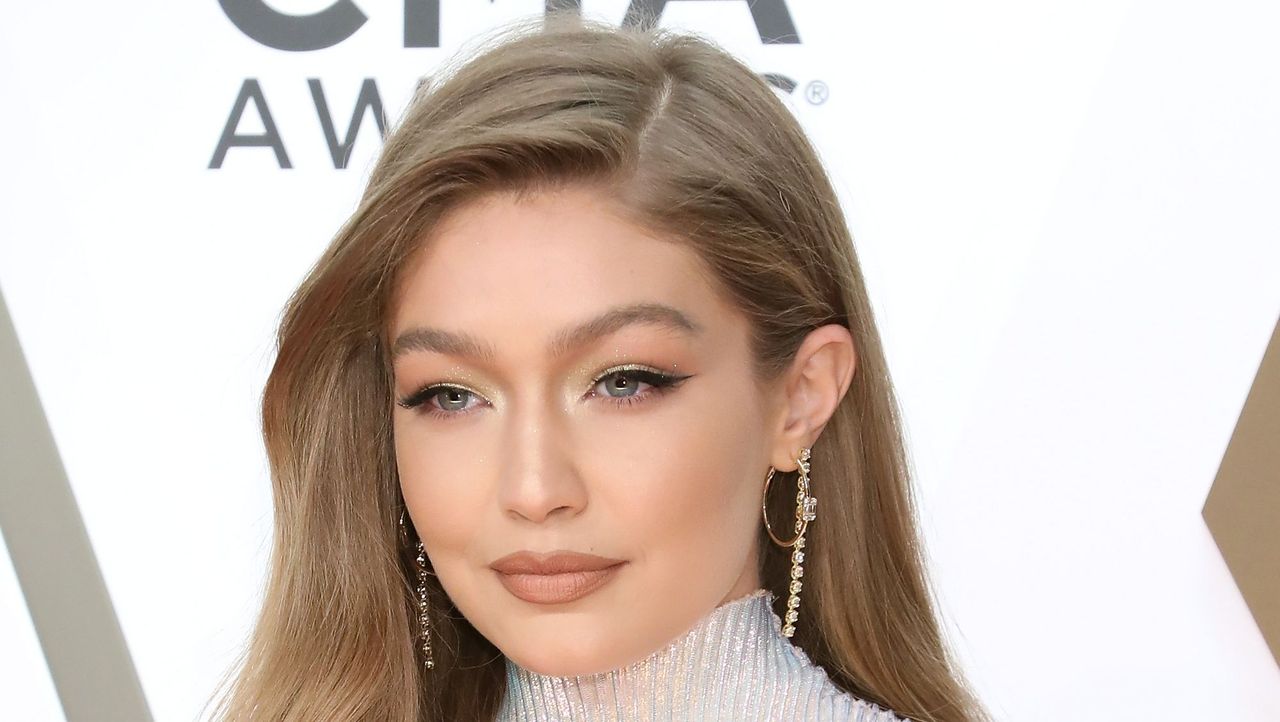 nashville, tennessee november 13 for editorial use only gigi hadid attends the 53nd annual cma awards at bridgestone arena on november 13, 2019 in nashville, tennessee photo by taylor hillgetty images