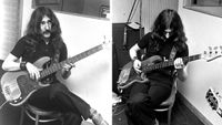Black Sabbath June 17,1970 Geezer Butler at Regents Sounds during Paranoid sessions