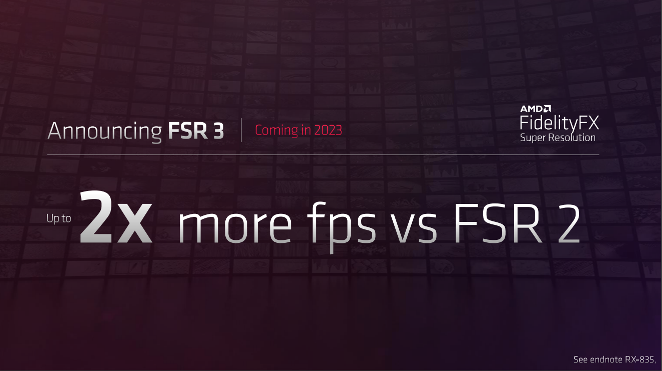 <div>AMD could offer 'an exciting sneak peek' of FSR 3 at GDC event on March 23</div>