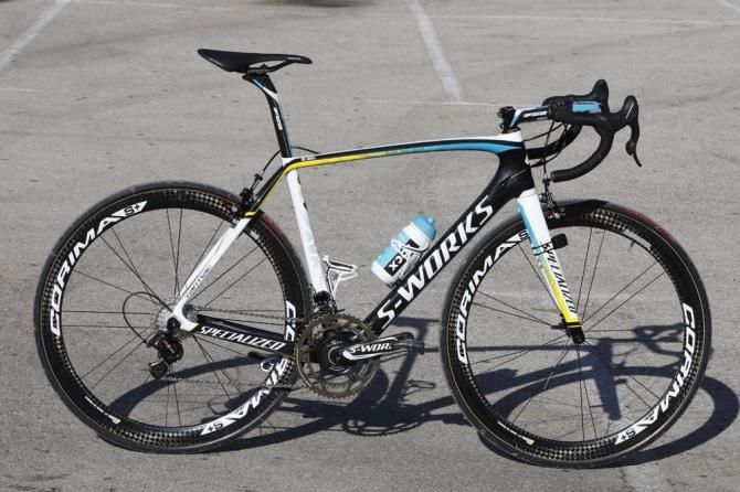 The 2015 Astana team issue Specialized bike