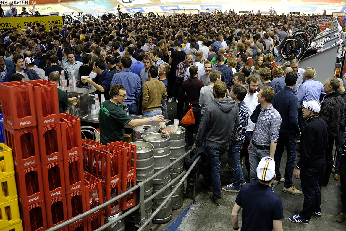 The beer is one of the most important parts of the Gent Six Day