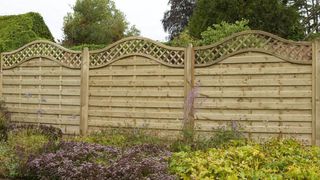 homebase fence with curved top
