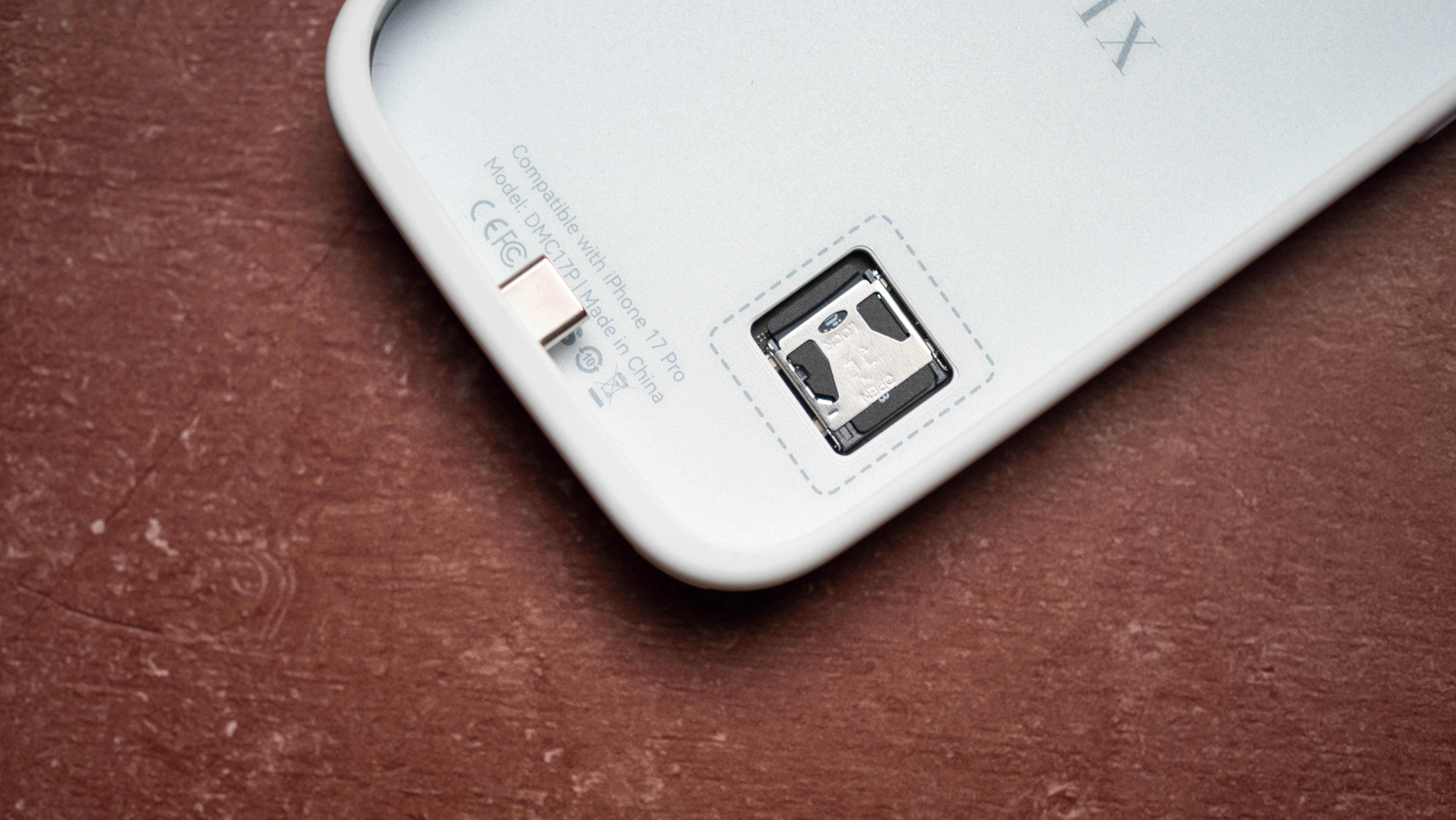 Selfix case used with the iPhone 17 Pro