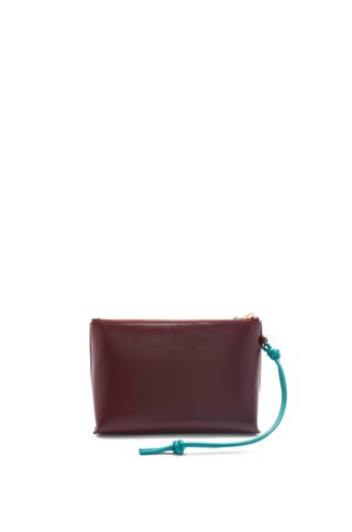 Knot T Pouch in Shiny Nappa Calfskin