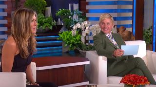 Jennifer Aniston and Ellen DeGeneres on The Ellen DeGeneres Show