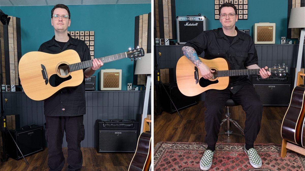 Best acoustic guitars for beginners: Alvarez AD30