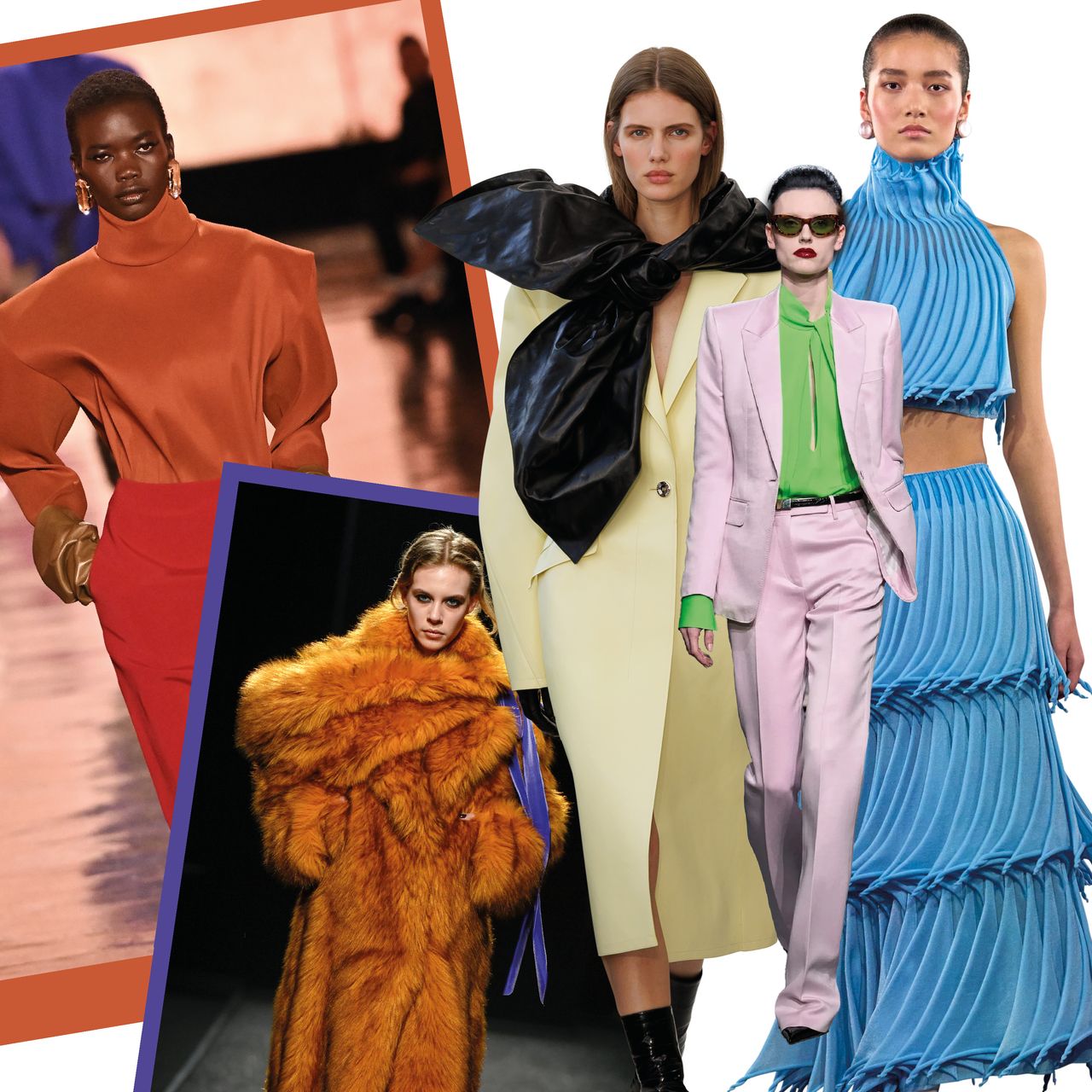 Colour trend AW25 catwalk