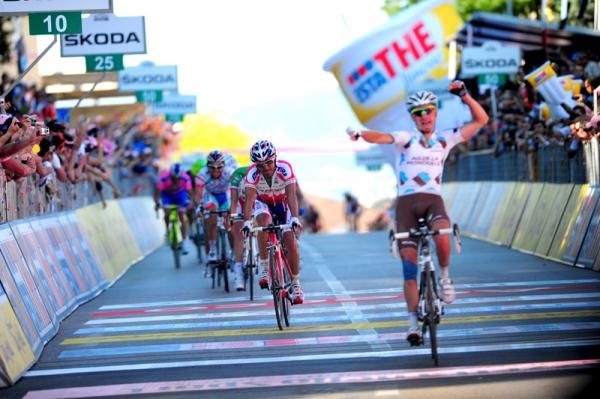 John Gadret (AG2R) timed his attack perfectly