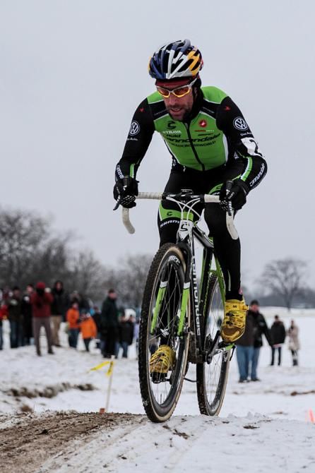Tim Johnson in the snow of Chicago