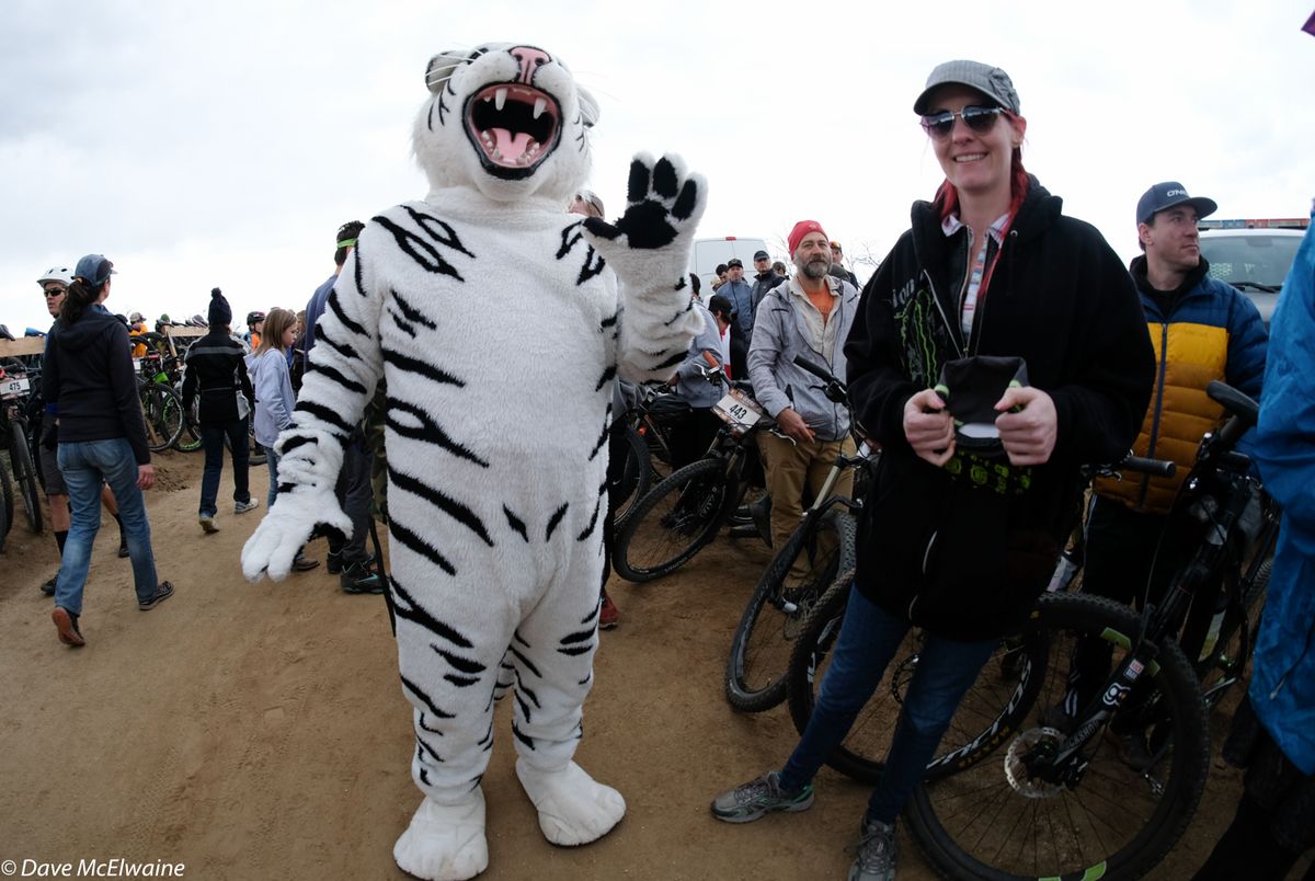 Some costumes made riding a bike somewhat difficult.