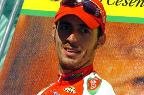 Fabio Taborre on the podium