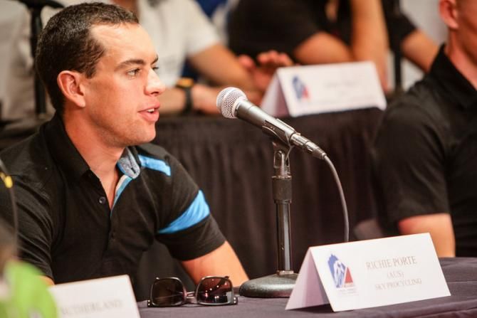Richie Porte (SKY) talked about racing the post-Tour criteriums and taking it easy before getting back to hard racing here in Colorado.