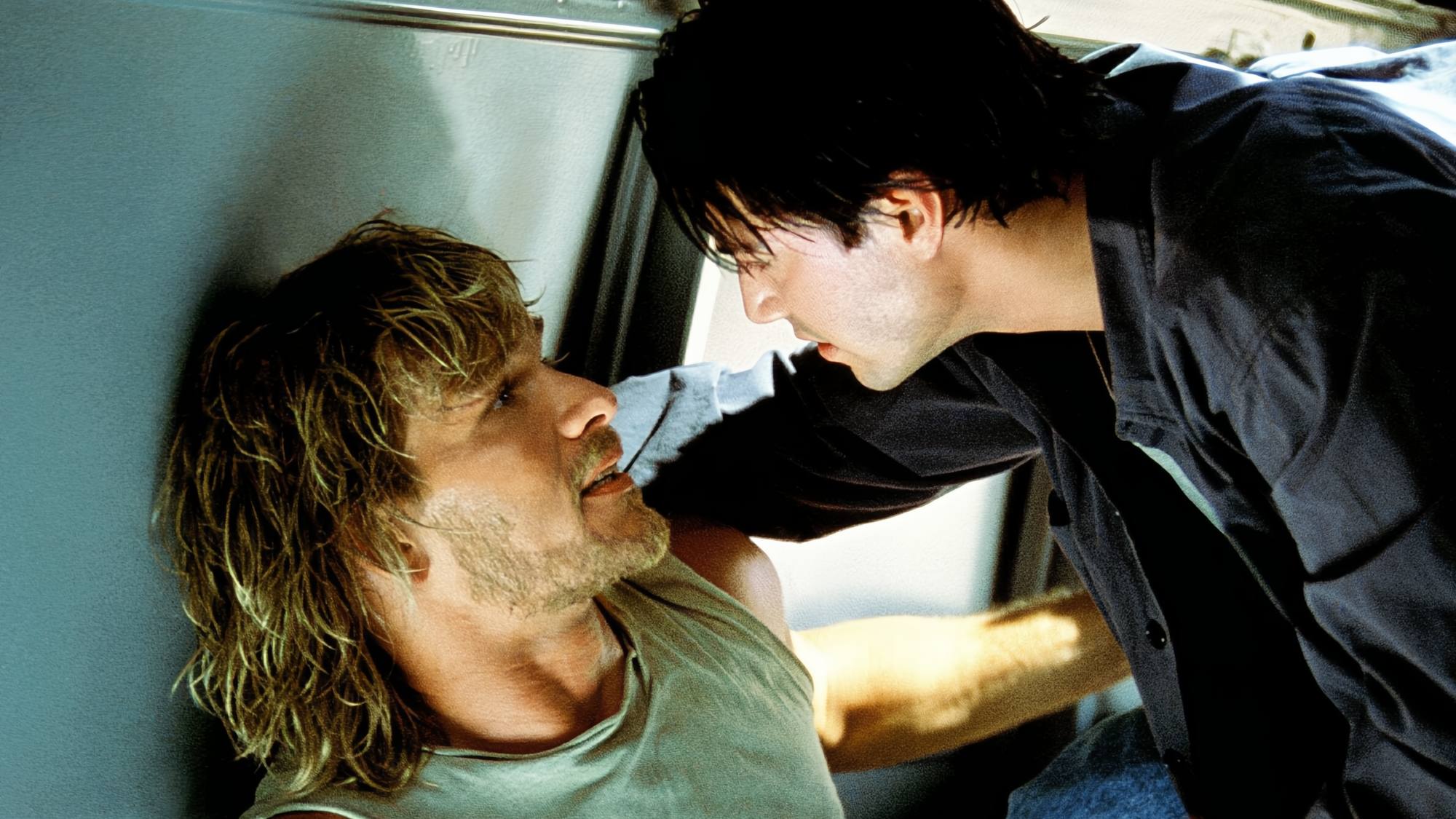 Patrick Swayze and Keanu Reeves in Point Break