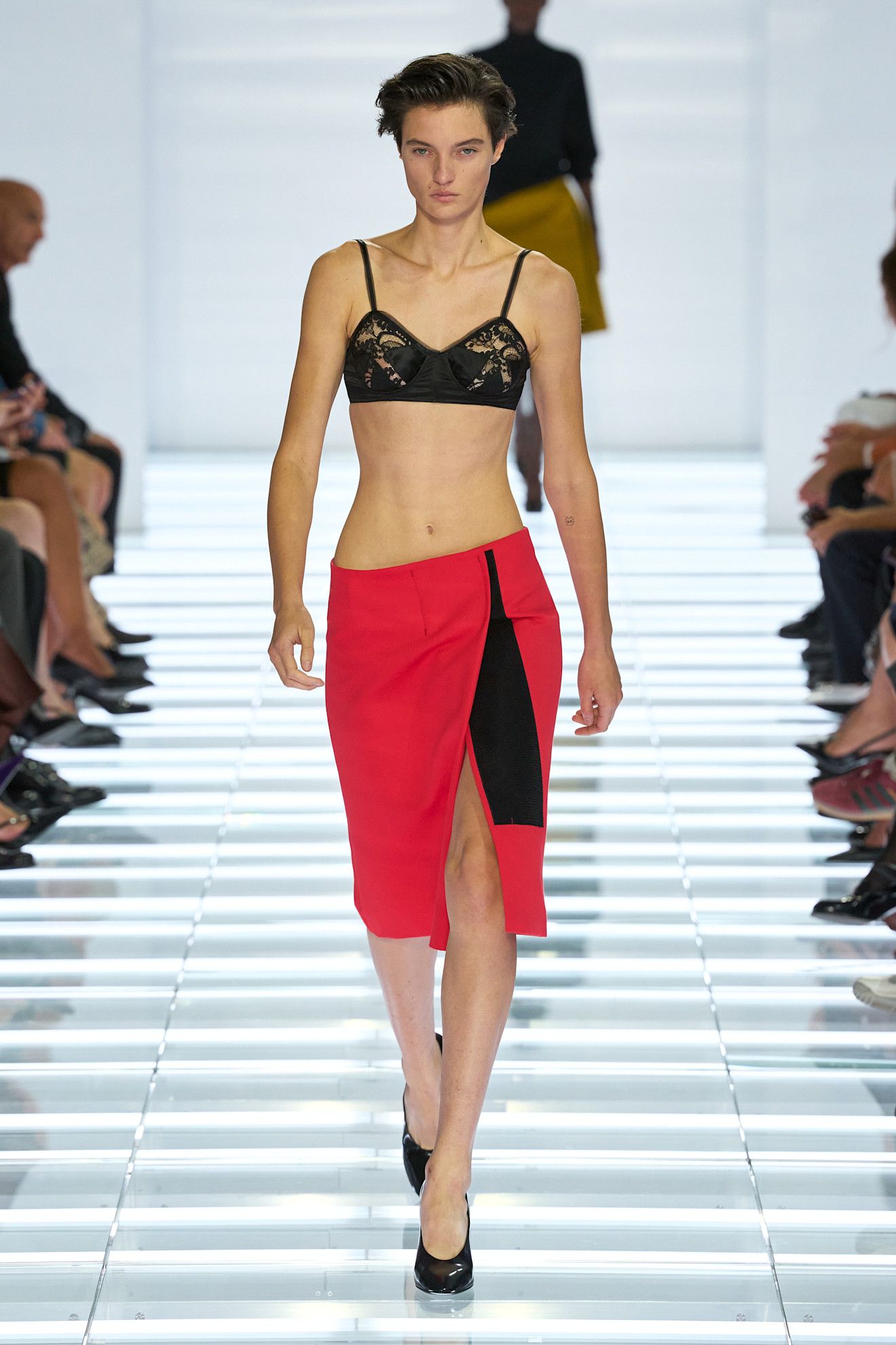 Skirt look on the Prada spring/summer 2027 runway