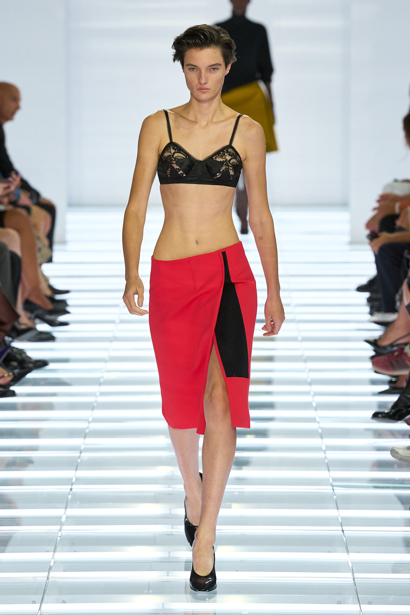 Skirt look on the Prada spring/summer 2027 runway