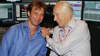 Giles Martin (L) and his father Sir George Martin, 2006