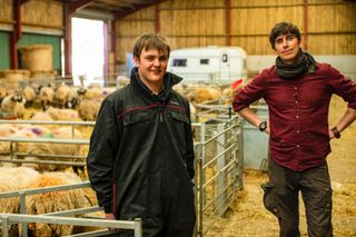 In 'The Lakes with Simon Reeve' he meets local farmers.
