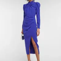 Self-Portrait Twisted Crêpe Midi Dress, $510 (£360) | My Theresa