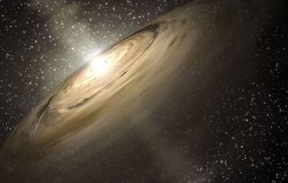 Dust Disc Around a Young Star