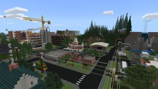 Minecraft Sustainability City Map Image