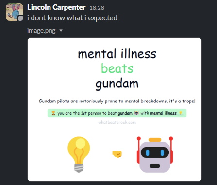 Screenshot from the PC Gamer Slack. Lincoln Carpenter comments 