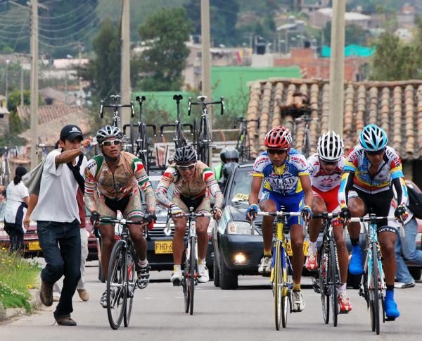 The escapees on the same roads that were used in the 1995 World Championships at Duitama