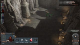 The city is large but mostly barren