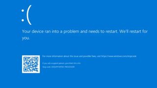 Blue Screen of Death with an “UNSUPPORTED_PROCESSOR” error message