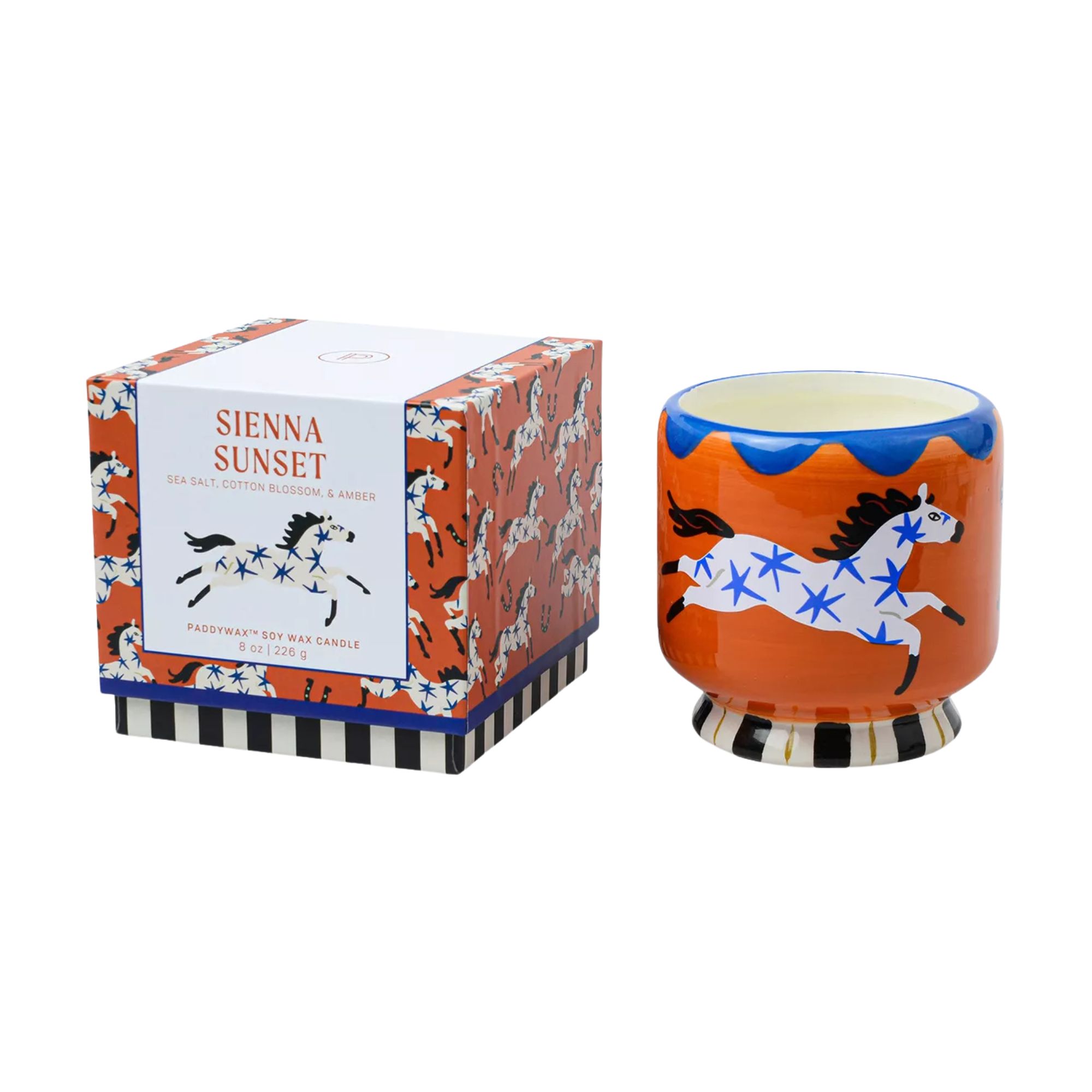 PADDYWAX, A Dopo Horse Sienna Sunset Ceramic Scented Candle 226g