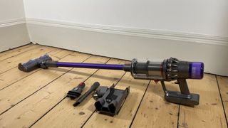 Dyson V11 unboxed on the floor