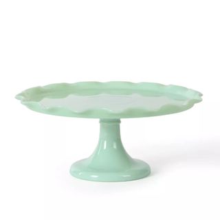 Jadeite Glass Cake Stand