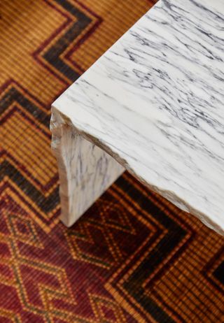 Detail of ‘Mitre’ coffee table