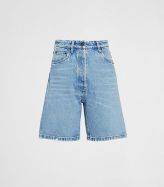 Prada denim bermudas 