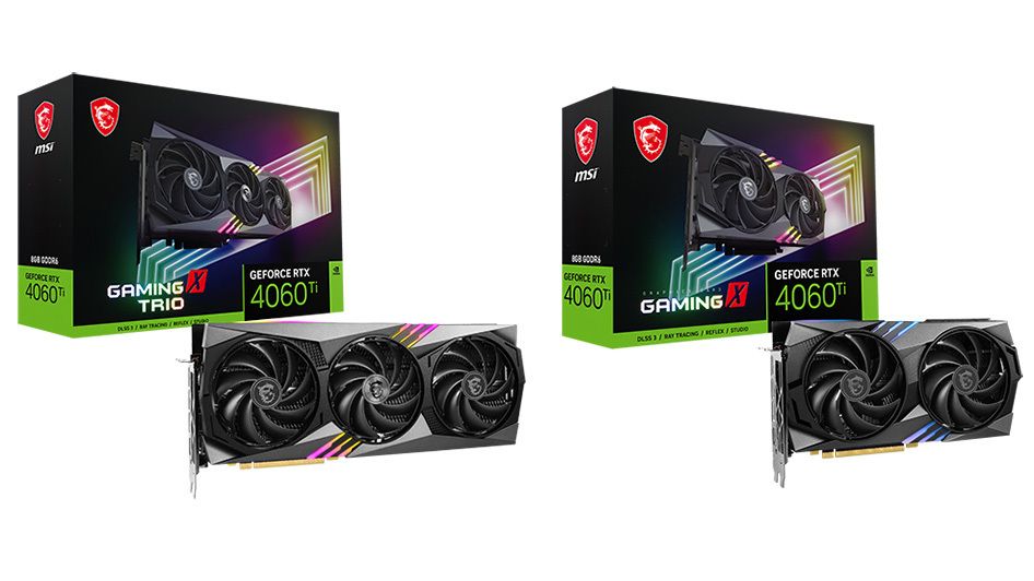 MSI RTX 4060 Ti 8GB cards