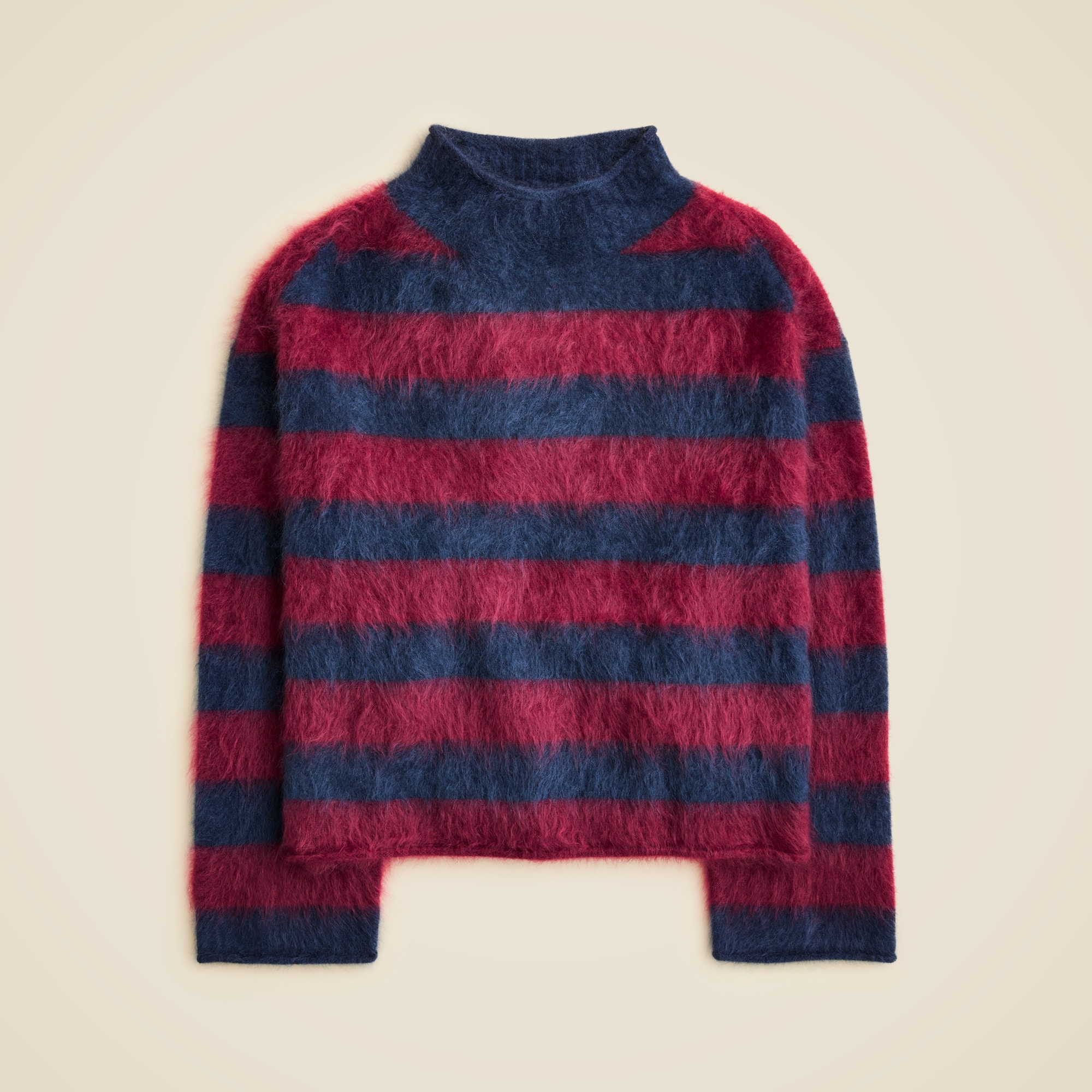 2025 Brushed Cashmere Rollneck™ Sweater in Stripe