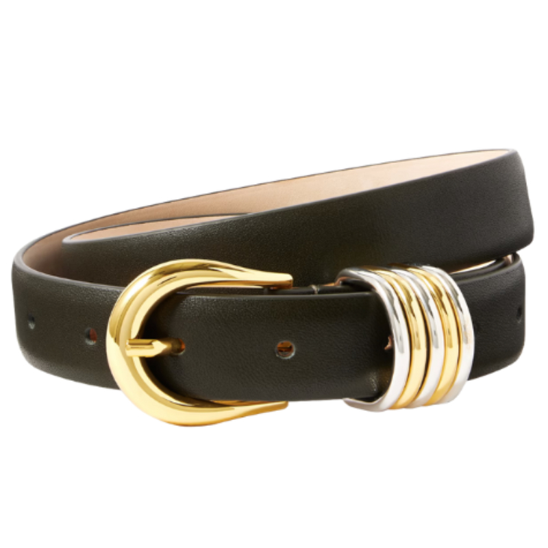 D&amp;Eacute;HANCHE Hollyhock Leather Belt