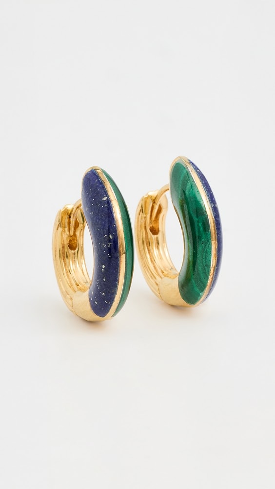 Locus Solus Hoops - Lapis &amp;amp; Malachite
