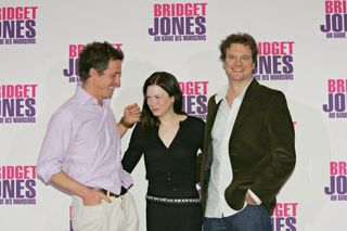Hugh Grant, Renee Zellweger and Colin Firth promoting Bridget Jones 2