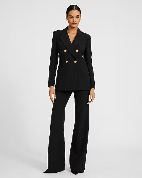 Express, Editor Studio Stretch Twill High Waisted Flare Trouser