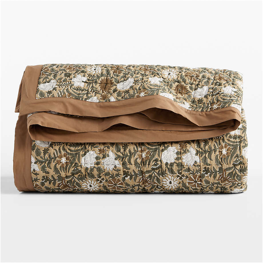 Floral fall quilt 