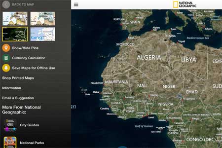 Interactive Map App Offers the World