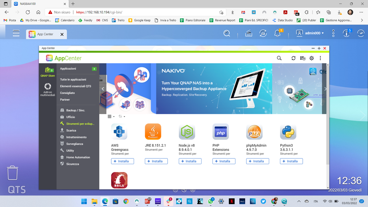 Qnap QTS 5.0