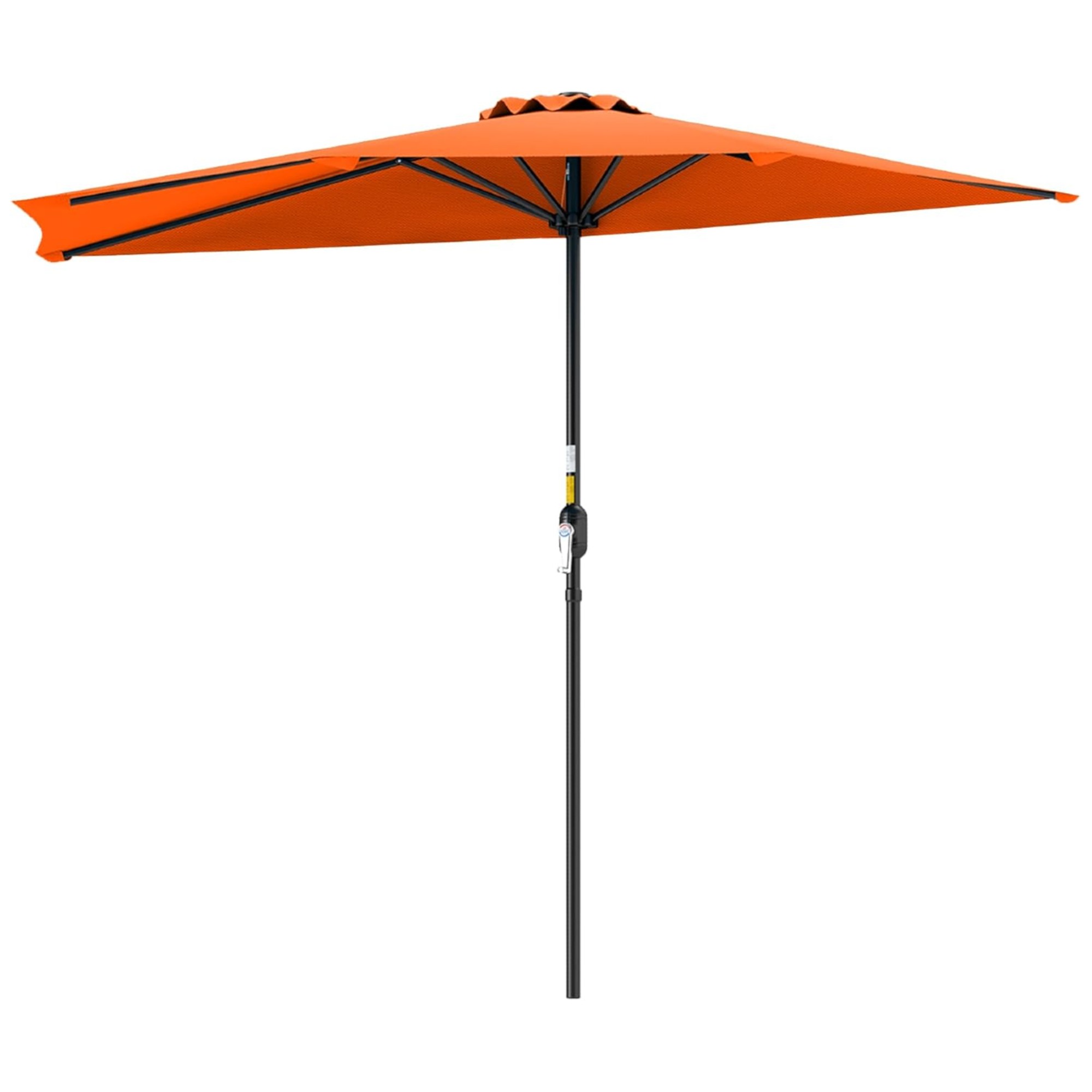Outsunny 2.7m Garden Half Parasol