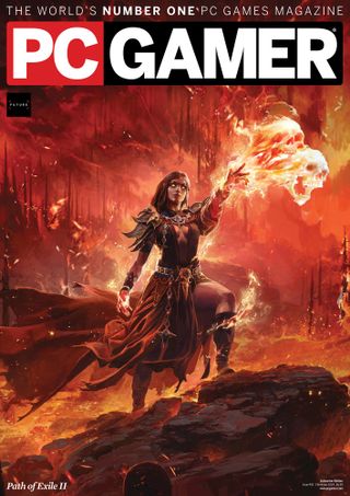 PC Gamer magazine issue 403 featuring Path of Exile 2